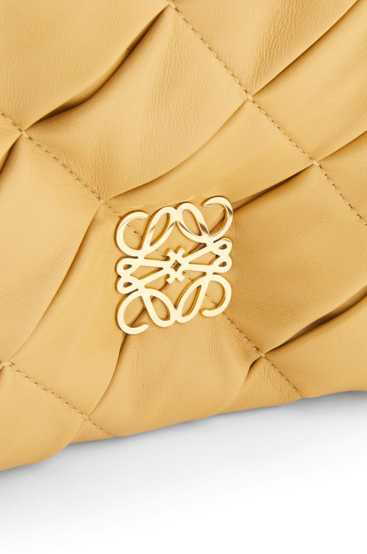 Puffer Goya in pleated shiny nappa lambskin