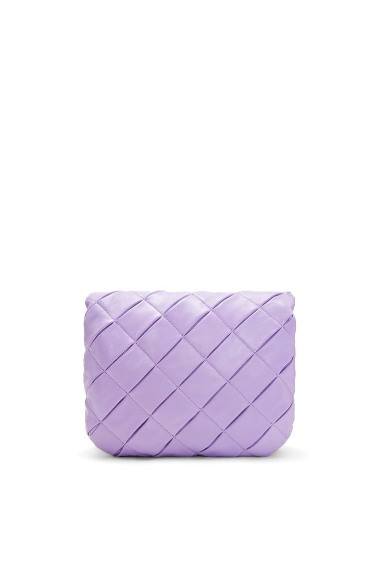 Puffer Goya in pleated shiny nappa lambskin