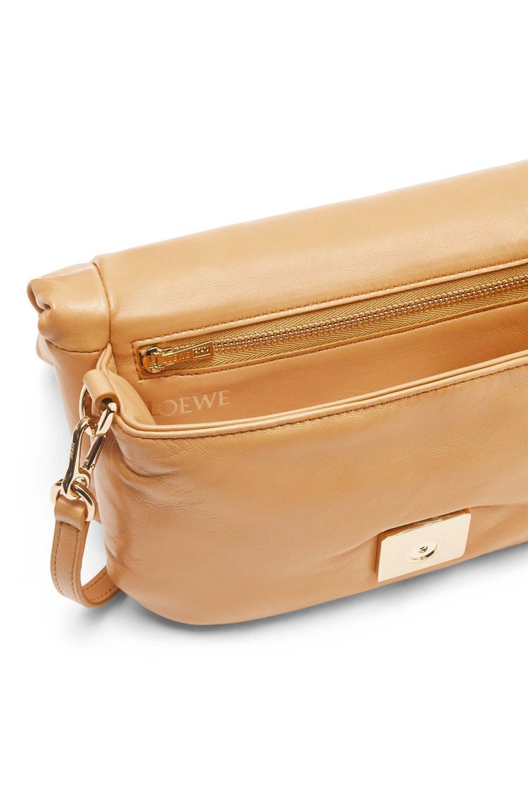 Mini Puffer Goya bag in shiny nappa lambskin