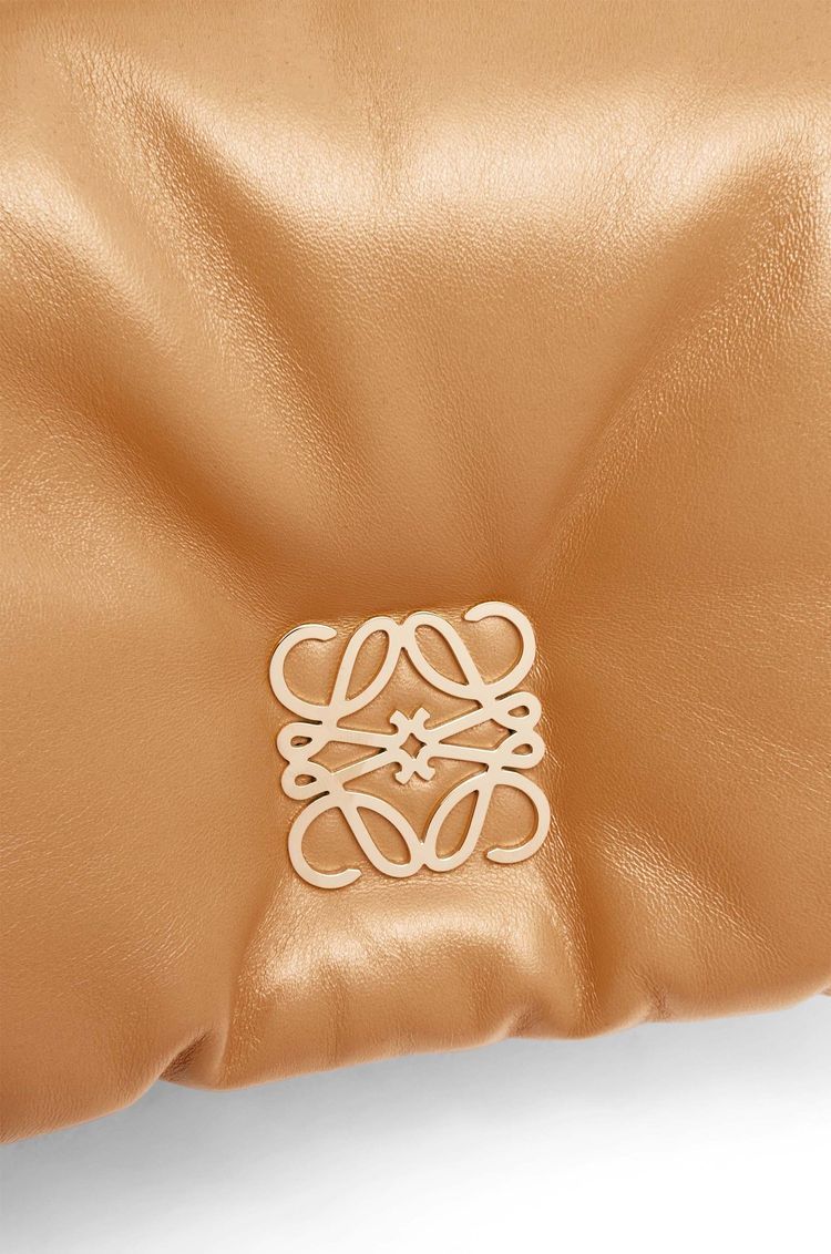 Mini Puffer Goya bag in shiny nappa lambskin