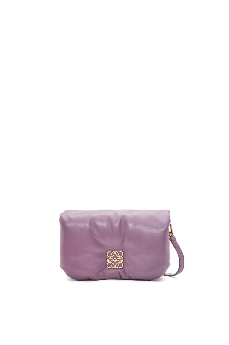 Mini Puffer Goya bag in shiny nappa lambskin