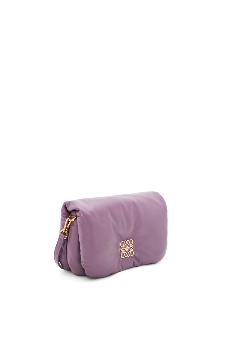 Mini Puffer Goya bag in shiny nappa lambskin