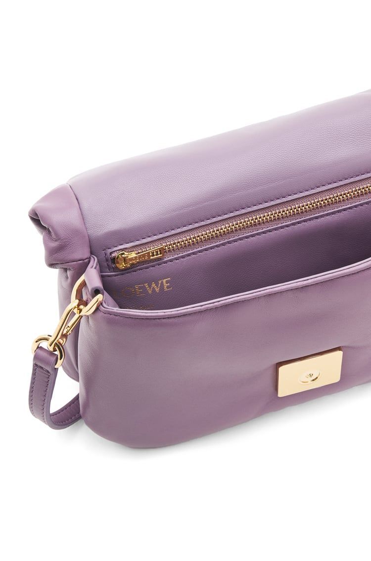Mini Puffer Goya bag in shiny nappa lambskin