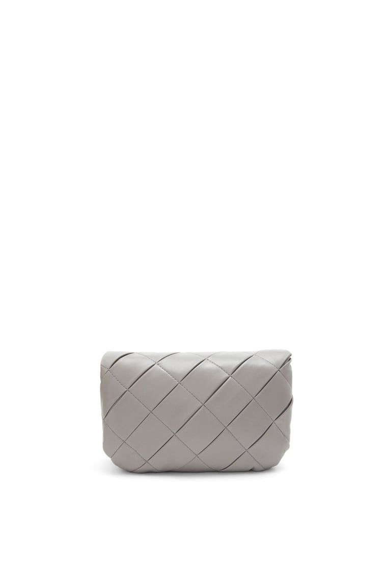 Mini Puffer Goya in pleated shiny nappa lambskin