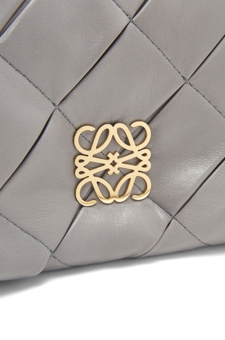 Mini Puffer Goya in pleated shiny nappa lambskin