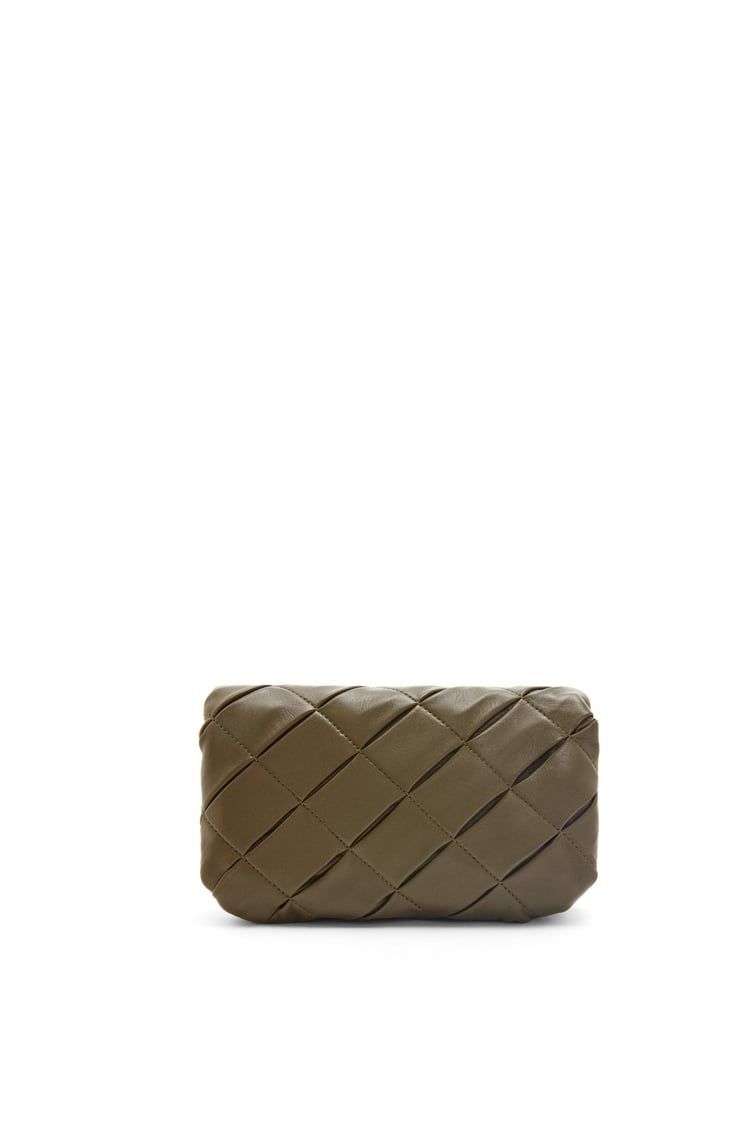 Mini Puffer Goya in pleated shiny nappa lambskin