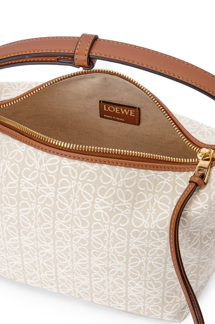 Small Cubi bag in Anagram jacquard and calfskin