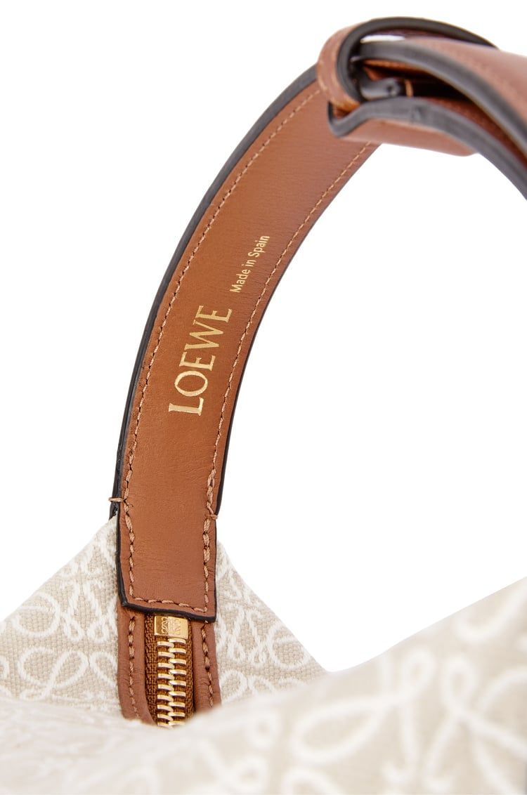 Small Cubi bag in Anagram jacquard and calfskin
