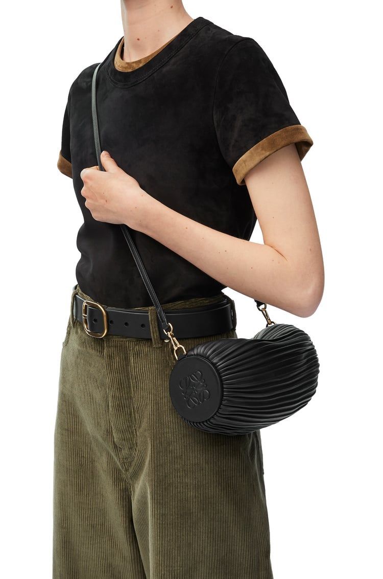 Bracelet Pouch in pleated nappa