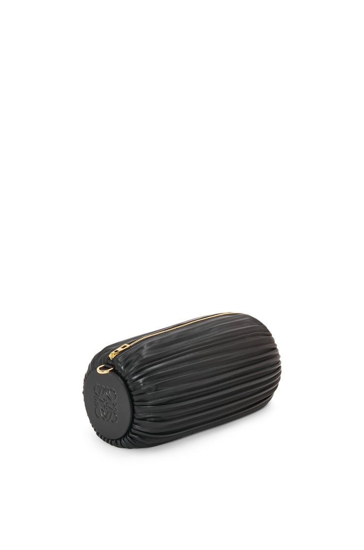 Bracelet Pouch in pleated nappa
