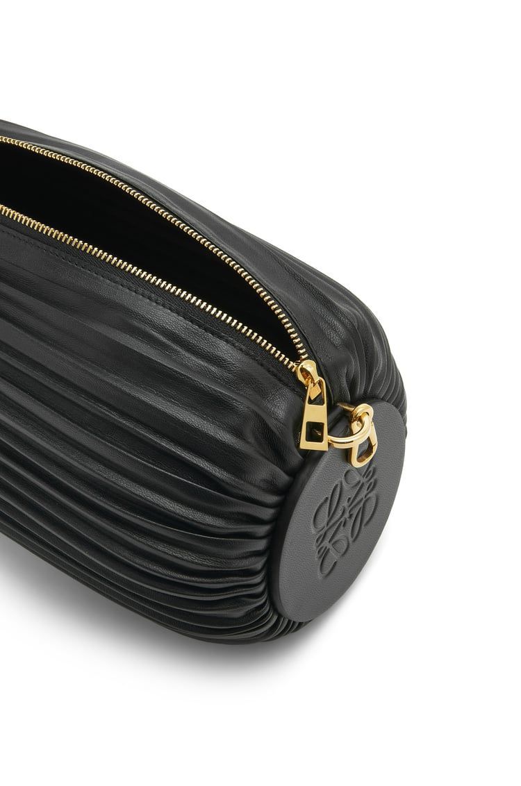 Bracelet Pouch in pleated nappa