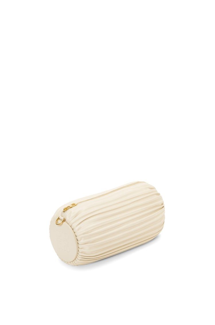 Bracelet Pouch in pleated nappa