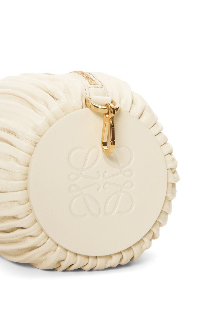 Bracelet Pouch in pleated nappa
