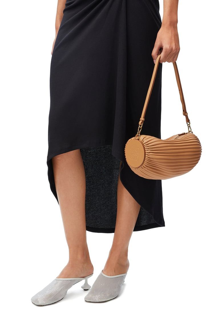 Bracelet Pouch in pleated nappa