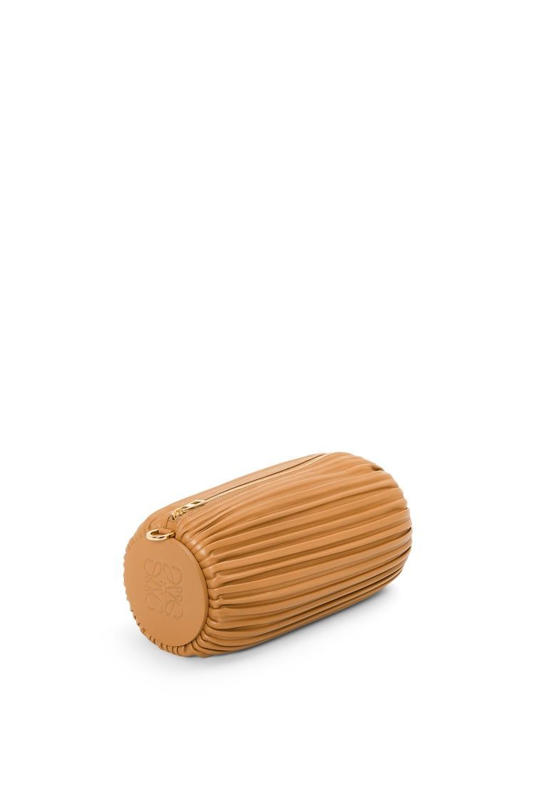 Bracelet Pouch in pleated nappa