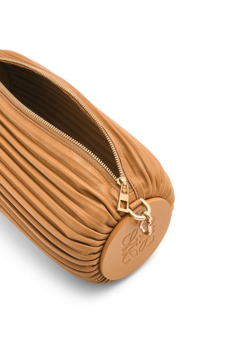 Bracelet Pouch in pleated nappa