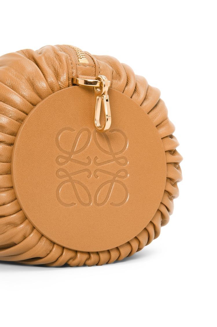 Bracelet Pouch in pleated nappa