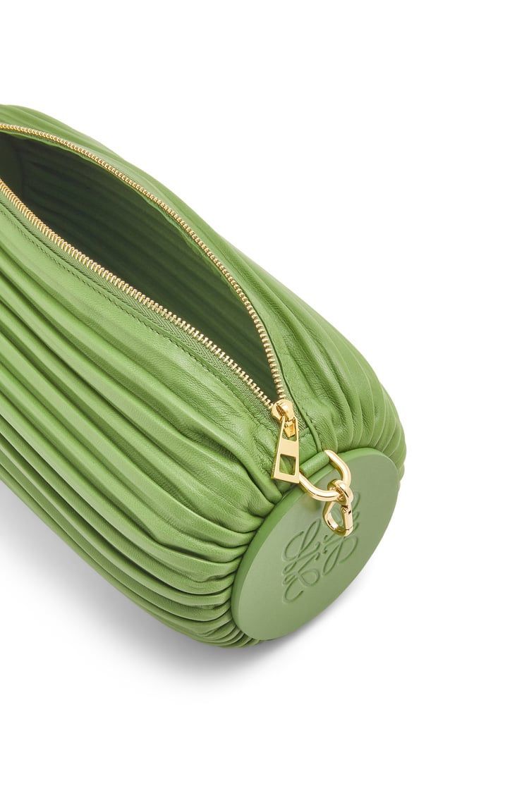 Bracelet Pouch in pleated nappa