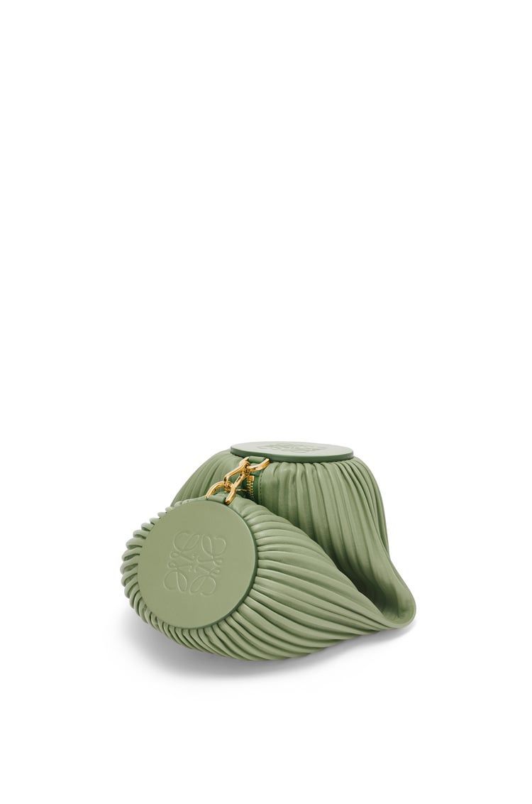 Bracelet Pouch in pleated nappa