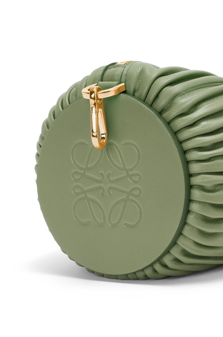 Bracelet Pouch in pleated nappa