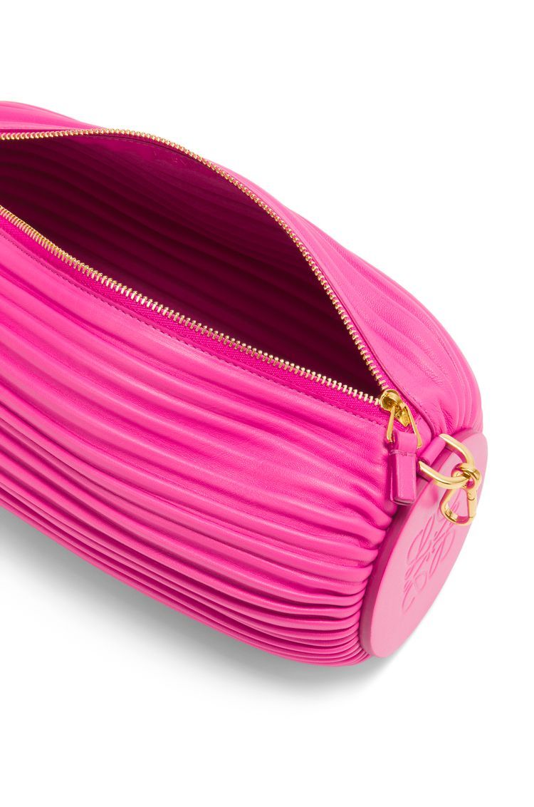 Bracelet Pouch in pleated nappa