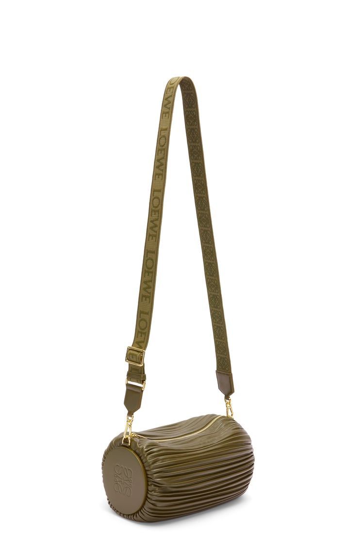 Large Bracelet pouch in pleated nappa