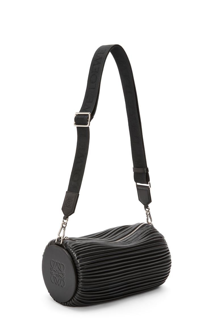 Large Bracelet pouch in pleated nappa