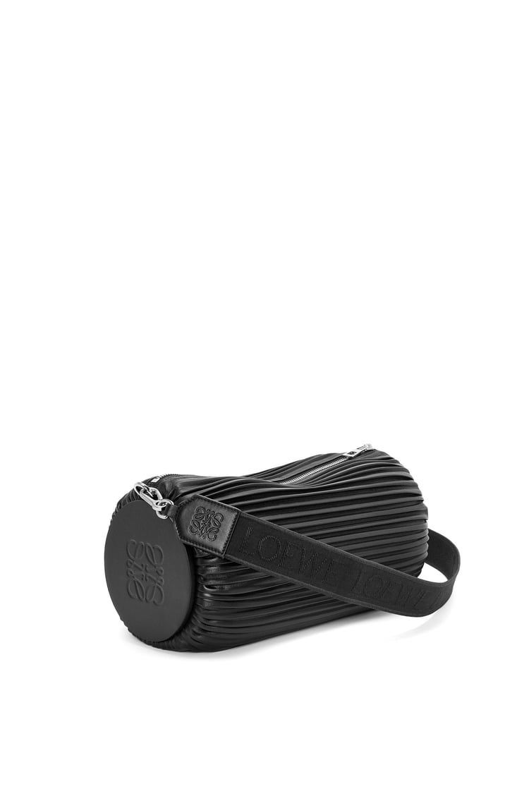 Large Bracelet pouch in pleated nappa