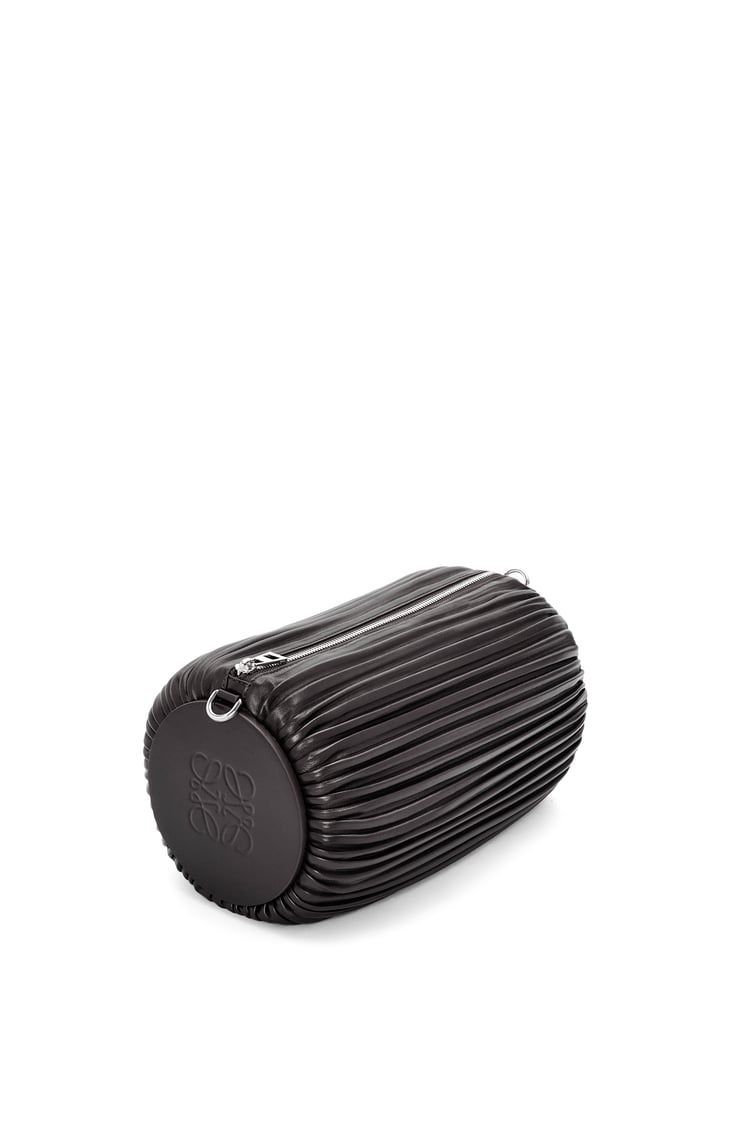 Large Bracelet pouch in pleated nappa