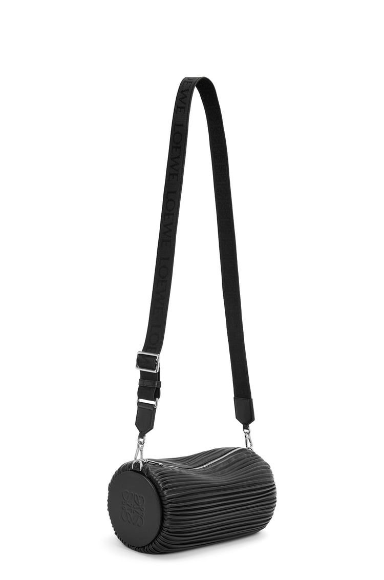 Large Bracelet pouch in pleated nappa