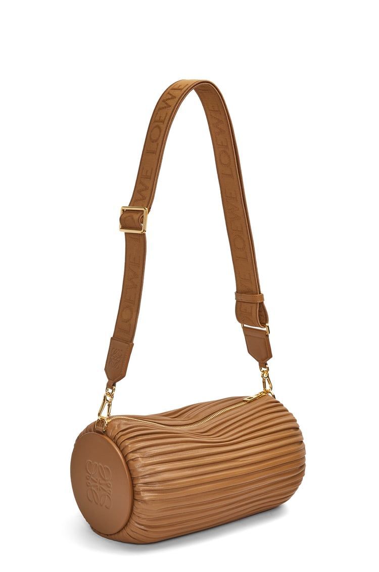 Large Bracelet pouch in pleated nappa