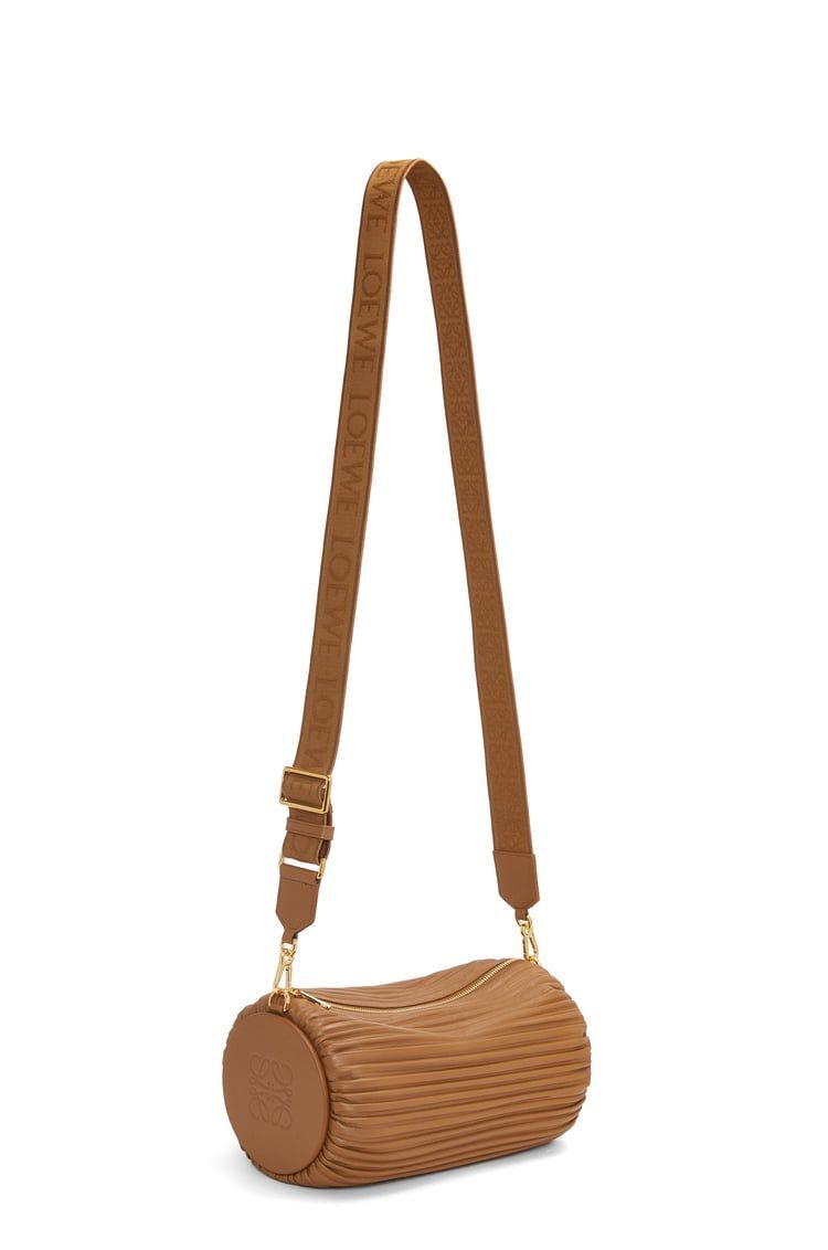 Large Bracelet pouch in pleated nappa