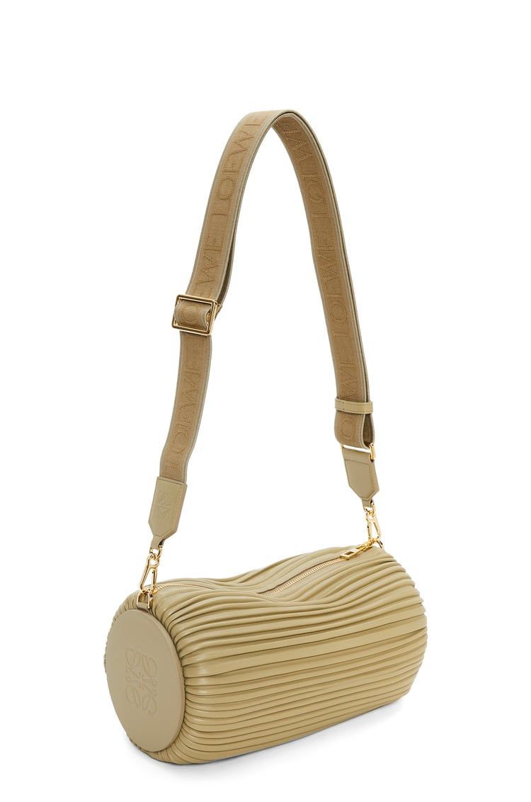 Large Bracelet pouch in pleated nappa