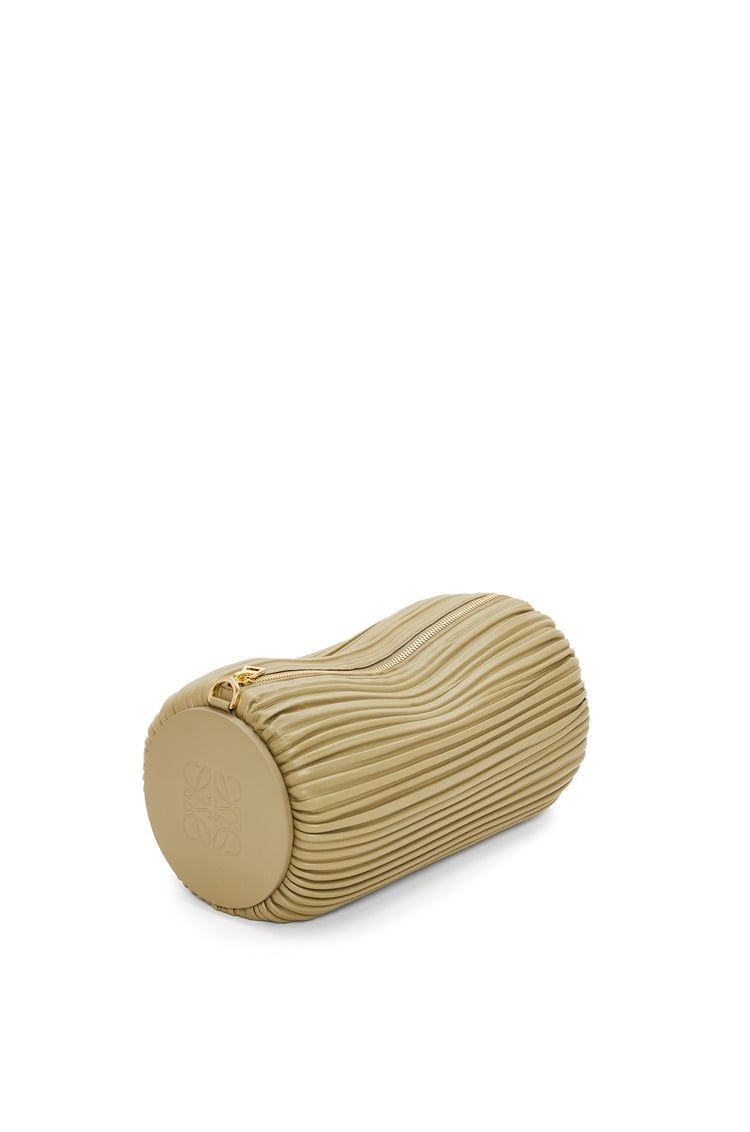 Large Bracelet pouch in pleated nappa