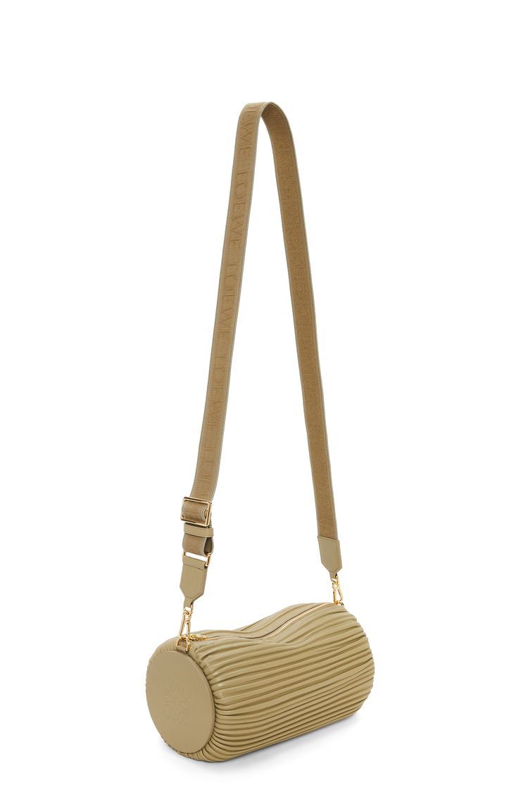 Large Bracelet pouch in pleated nappa