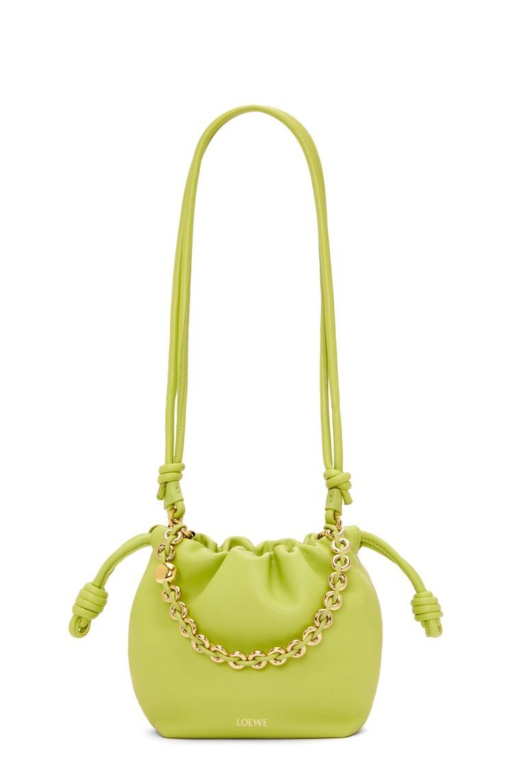 Mini Flamenco Purse bag in mellow nappa lambskin