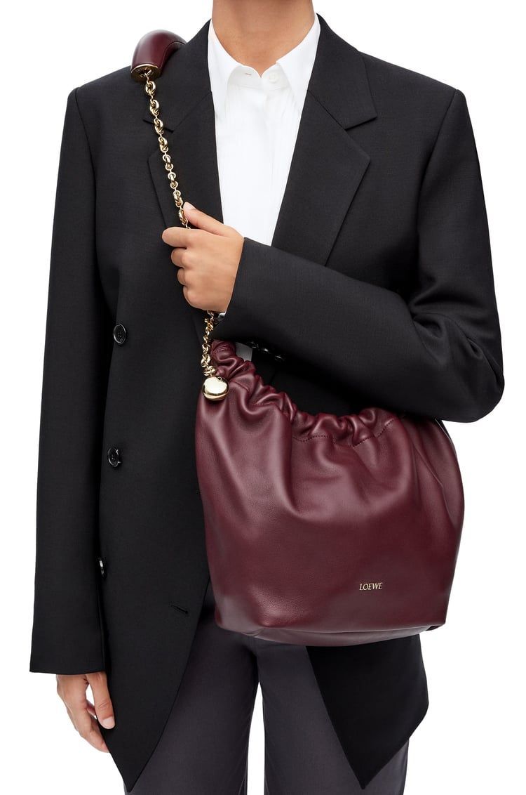 Small Squeeze bag in nappa lambskin