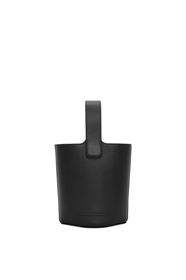 Mini Pebble bucket in mellow calfskin