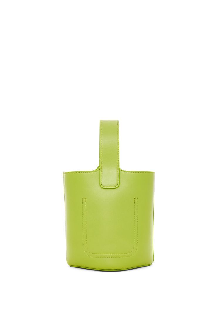 Mini Pebble bucket in mellow calfskin