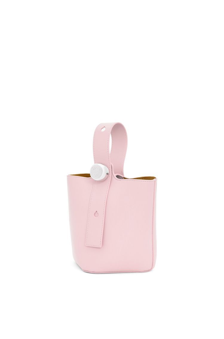 Mini Pebble bucket in mellow calfskin
