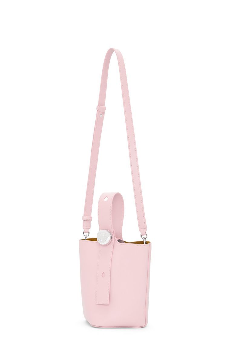 Mini Pebble bucket in mellow calfskin