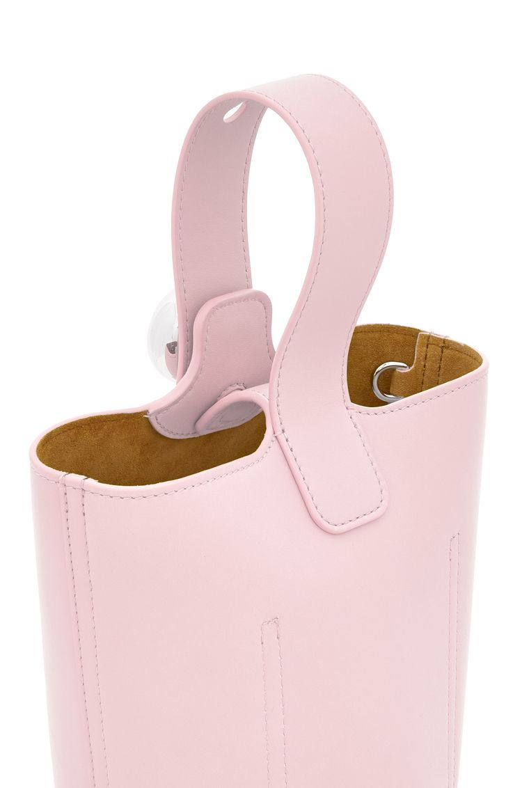 Mini Pebble bucket in mellow calfskin