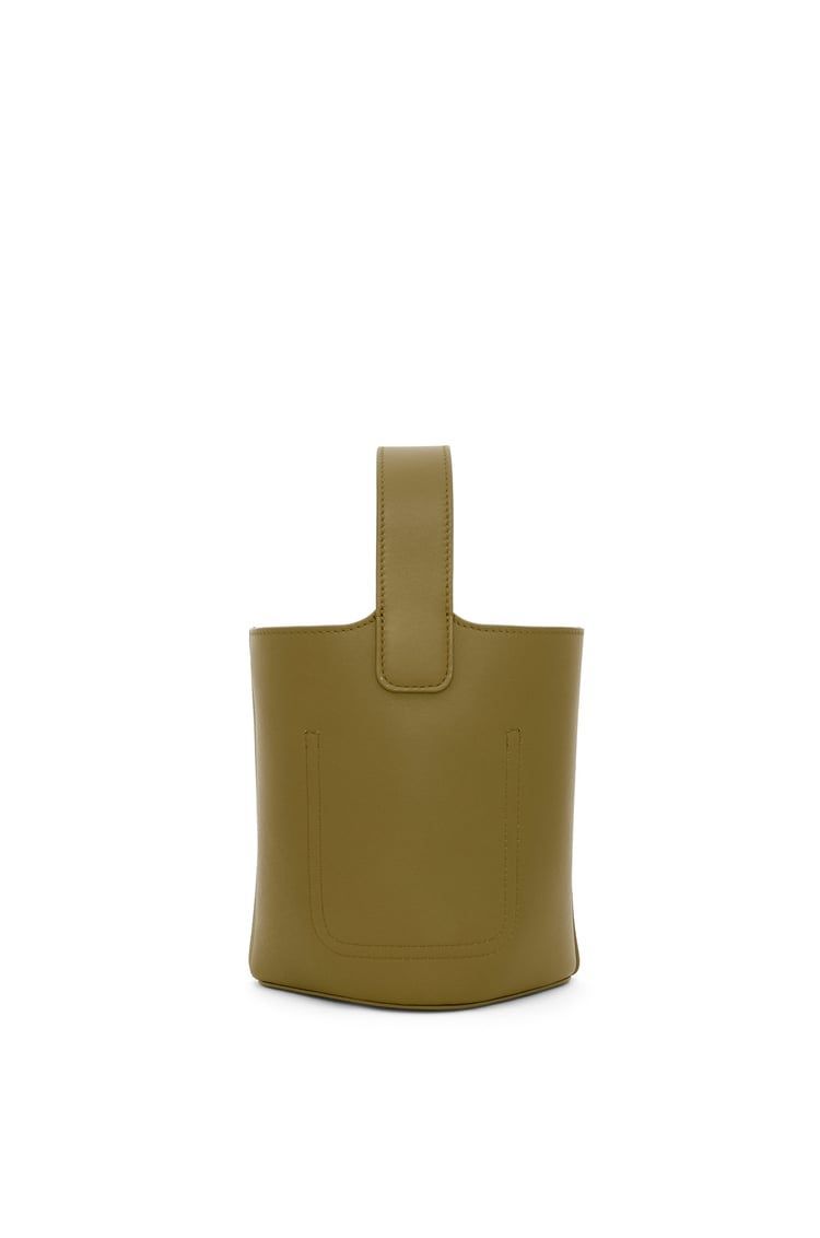 Mini Pebble bucket in mellow calfskin