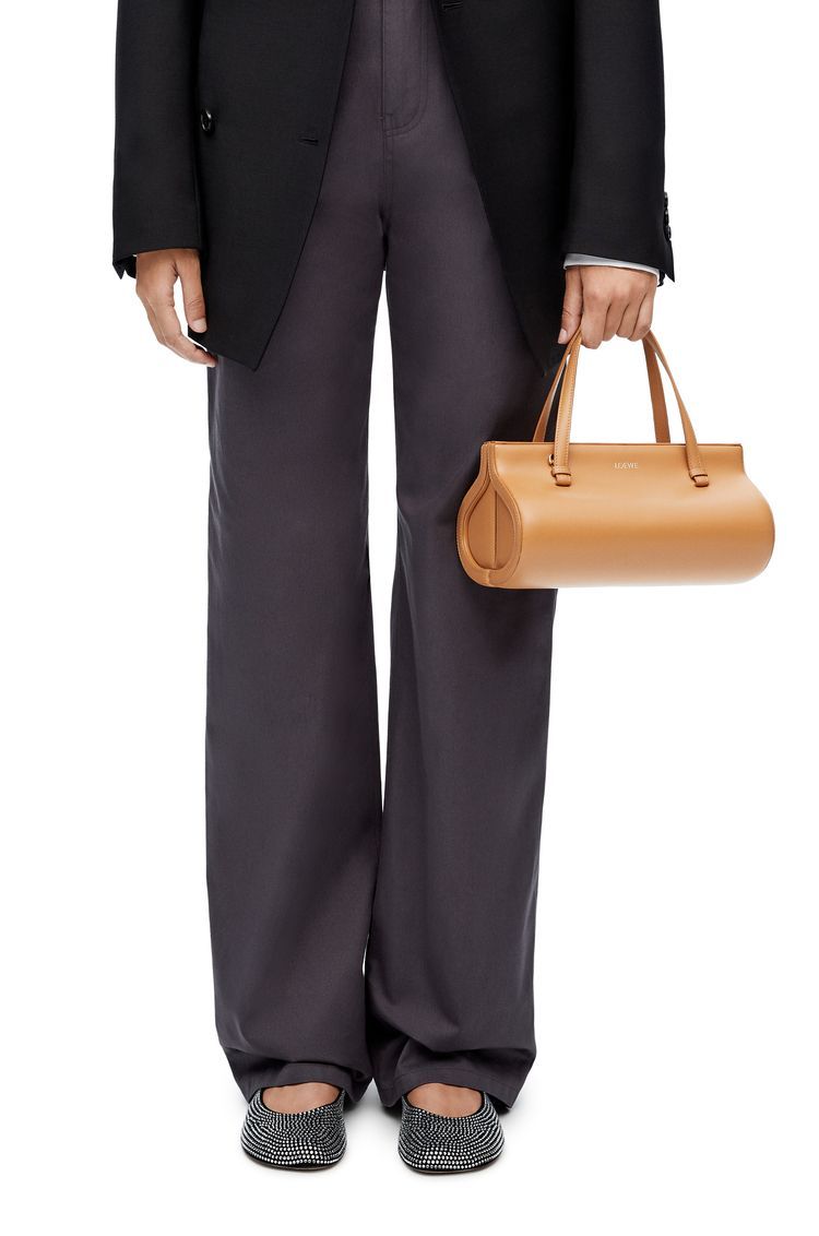 Small Clasp bag in silk calfskin