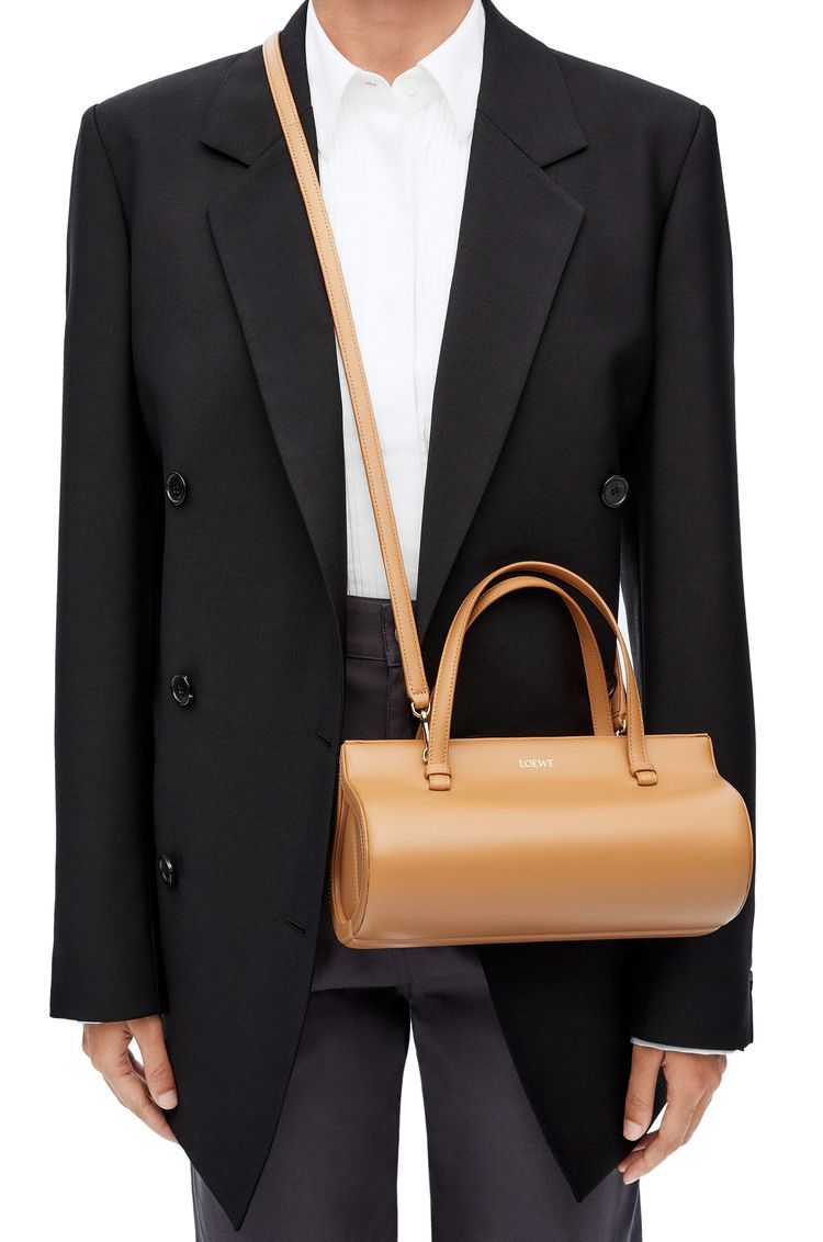 Small Clasp bag in silk calfskin