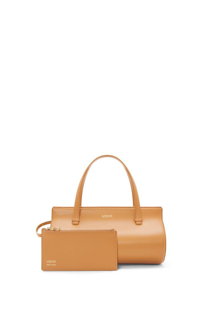 Small Clasp bag in silk calfskin