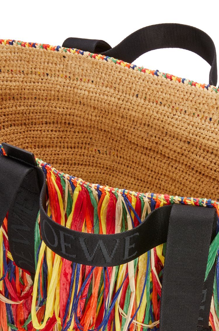Fold Shopper in raffia