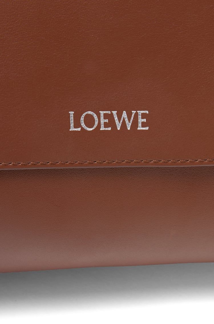 Flamenco satchel in shiny supple calfskin