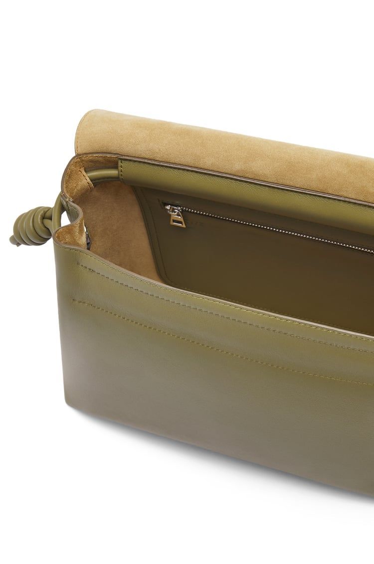 Flamenco satchel in shiny supple calfskin