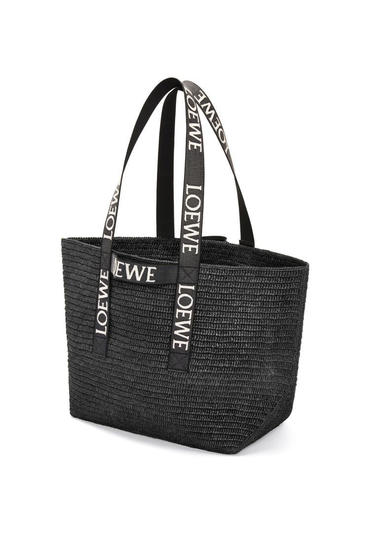 Fold Shopper in raffia
